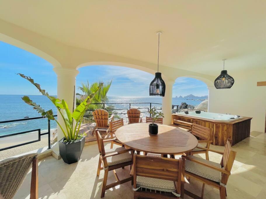 Villa Beach Front Casa Bruma Jacuzzi With Massage Cabo San Lucas Exterior foto